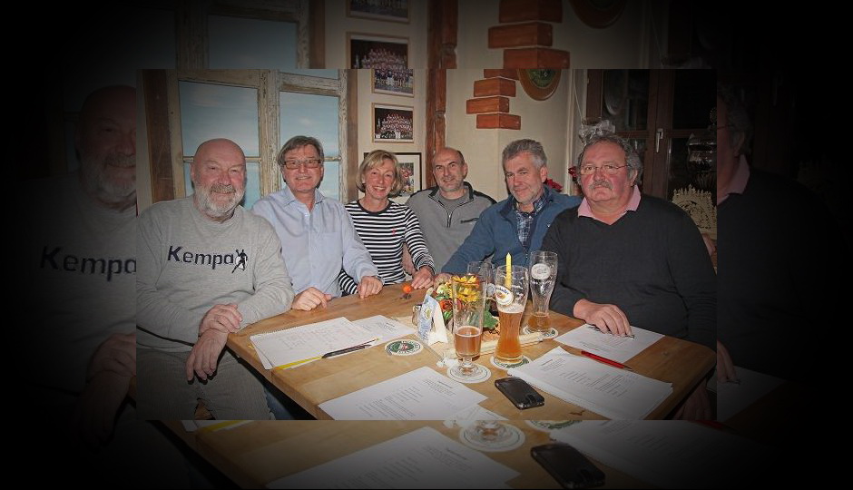 Die Vorstandschaft der FVH Moosburg (v.Links):Ernst Maraß, Peter Kellner, Margit Tueshaus, Konrad Berger, Hans Berger, Jürgen Appel